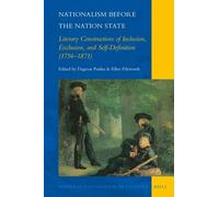 Dagmar Paulus Nationalism before the Nation State (Copertina rigida)