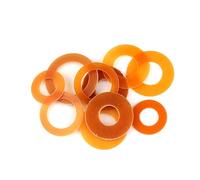 DAGROD SeroNi Guarnizione/rondella Isolante Circolare Resistente alle Alte Temperature in bachelite da 100/200 Pezzi M2-M12(100pcs 12x20x0.5)