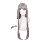 Dagua Parrucca Cosplay Anime Blend S Hideri Kanzaki Parrucca,Silver Grey Long Parrucca Cosplay,con Rete per Parrucca Gratuita,per Festa Carnevale Halloween Cosplay Parrucca