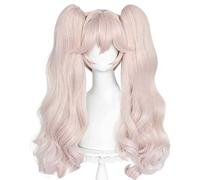 Dagua Parrucca Cosplay Anime Fate Grand Order Tamamo No Mae Parrucca，Double Ponytail Pink Parrucca Cosplay，con Rete per Parrucca Gratuita，per Festa Carnevale Halloween Cosplay Parrucca(Size:Style 4)