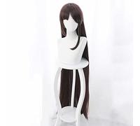 Dagua Parrucca Cosplay Anime Fate Grand Order Yu Meiren Parrucca，Brown Red Long Straight Parrucca Cosplay，con Rete per Parrucca Gratuita，per Festa Carnevale Halloween Cosplay Parrucca