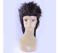 Dagua Parrucca Cosplay Anime Final Fantasy XV Gladiolus Amicitia Parrucca,Brown Long Wavy Parrucca Cosplay,con Rete per Parrucca Gratuita,per Festa Carnevale Halloween Cosplay Parrucca