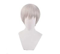 Dagua Parrucca Cosplay Anime Hana Uzaki Parrucca，Grey Gradient Black Short Parrucca Cosplay，con Rete per Parrucca Gratuita，per Festa Carnevale Halloween Cosplay Parrucca