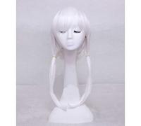 Dagua Parrucca Cosplay Anime High School DxD Koneko Toujou Parrucca,Long White Bob Parrucca Cosplay,con Rete per Parrucca Gratuita,per Festa Carnevale Halloween Cosplay Parrucca