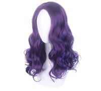 Dagua Parrucca Cosplay Anime Mal Parrucca,Purple Mixed Blue Long Parrucca Cosplay,con Rete per Parrucca Gratuita,per Festa Carnevale Halloween Cosplay Parrucca