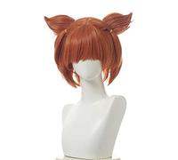 Dagua Parrucca Cosplay Anime Pennywise Parrucca，Brown Short Parrucca Cosplay，con Rete per Parrucca Gratuita，per Festa Carnevale Halloween Cosplay Parrucca(Size:Style 3)
