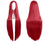Dagua Parrucca Cosplay Anime Sally Parrucca，Red Long Straight Parrucca Cosplay，con Rete per Parrucca Gratuita，per Festa Carnevale Halloween Cosplay Parrucca(Color:Style 1)
