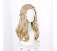 Dagua Parrucca Cosplay Anime Women Girl's Parrucca,Long Braid Curly Parrucca Cosplay,con Rete per Parrucca Gratuita,per Festa Carnevale Halloween Cosplay Parrucca