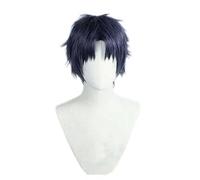 Dagua Parrucca Cosplay Anime Wotakoi Love is Hard for Otaku Hirotaka Nifuji Parrucca,Short Blue Parrucca Cosplay,con Rete per Parrucca Gratuita,per Festa Carnevale Halloween Cosplay Parrucca