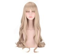 Dagua Parrucca Cosplay Darling in The FRANXX Kokoro Parrucca,Long Wavy Brown Parrucca,con Rete per Parrucca Gratuita,Halloween Costume Cosplay,per Festa Carnevale Natale