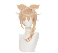 Dagua Parrucca Cosplay Genshin Impact Yoimiya Parrucca,Yellow Parrucca,con Rete per Parrucca Gratuita,Halloween Costume Cosplay,per Festa Carnevale Natale