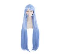 Dagua Parrucca Cosplay My Hero Academia Nejire Hado Parrucca,Long Straight Blue Parrucca,con Rete per Parrucca Gratuita,Halloween Costume Cosplay,per Festa Carnevale Natale