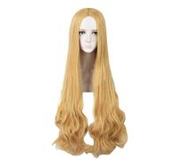 Dagua Parrucca Cosplay Persona 5 Chihaya Mifune Parrucca,Long Wavy Blonde Parrucca,con Rete per Parrucca Gratuita,Halloween Costume Cosplay,per Festa Carnevale Natale