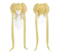 Dagua Parrucca Cosplay Shugo Chara! Hoshina Utau Parrucca,Double Ponytails Long Blonde Parrucca,con Rete per Parrucca Gratuita,Halloween Costume Cosplay,per Festa Carnevale Natale