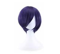Dagua Parrucca Cosplay Tokyo Ghoul Touka Kirishima Parrucca,Short Purple Parrucca,con Rete per Parrucca Gratuita,Halloween Costume Cosplay,per Festa Carnevale Natale(Size:Style 1)