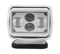 DAHAD Faro da lavoro a LED con telecomando, 60 W, 600 m, 8000 lm, IP67, impermeabile, girevole a 360°, luce da lavoro, radiocomandabile, per fuoristrada, ATV, camion, barche (bianco)