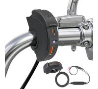 DAHJSD Caricatore USB Moto per BMW C 400 GT 2022, Doppia Porta USB-C PD 30W QC3.0 Ricarica Rapida Adattatore SAE a USB con Protezione per Telefono