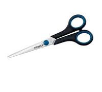 Forbici Comfort Grip - impugnatura in gomma morbida - lama in acciaio inox - 18 cm - blugrigio - Dahle