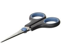 Dahle 54405 Forbici da ufficio in acciaio temprato con impugnatura comoda 14 cm lame affilate manici rivestiti in gomma