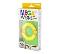 Dahle Mega Magnete CIRCLE XL (80 mm, con supporto per riporre oggetti, colore: Giallo