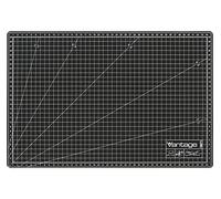 Dahle Vantage - Tappetino da taglio autorigenerante, formato A3, double-face, con griglia, 30 x 45 cm, colore: Nero