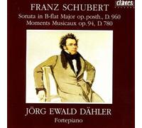 DAHLER JORG EWALD (fortepiano) - Sonata per piano D 960 n.21 in SI (op posth) (1828