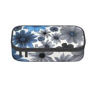 Dahlia - Astuccio grande con stampa floreale, per la scuola, viaggi, studenti, professionisti