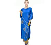 DAHLIA BLACK Abito Kaftan Cool Kaftan Floreale Estivo Mare Lungo Donna