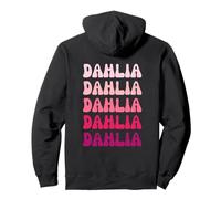 Dahlia First Name Minimalist Design Felpa con Cappuccio