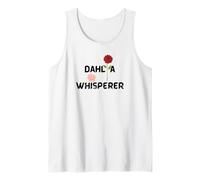 Dahlia Whisperer per Giardiniere Floreale e Fan dei Fiori Canotta