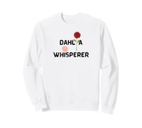 Dahlia Whisperer per Giardiniere Floreale e Fan dei Fiori Felpa