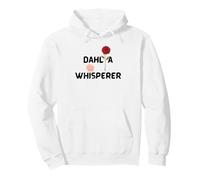 Dahlia Whisperer per Giardiniere Floreale e Fan dei Fiori Felpa con Cappuccio