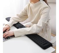 Dahoon Holly Supporto per scrivania a L, set da 2 pezzi, supporto per palmo, polso, avambraccio e gomito per il bordo del tavolo o della scrivania, antiscivolo, imbottitura in memory foam (44 * 10cm)