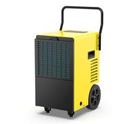 DAHTEC Deumidificatore Elettrico Professionale (max 50 L/24h), con Serbatoio Grande Capienza 7 L e Scarico Automatico, Ideale per Casa, Cantine e Locali fino a 150 m²/380 m³