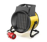 DAHTEC Stufetta Elettrica 5000W - Termoventilatore Basso Consumo - Radiatore Industriale - Ceramico Riscaldamento Rapido in 3 Secondi - Adatto per la casa, l'ufficio e il cantiere