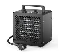 DAHTEC Termoventilatore Basso Consumo 3000W - Mini Stufetta Elettrica - Compatto Ceramico Riscaldamento - Termostato e Protezione da Surriscaldamento - per Casa, Bagno o Officina