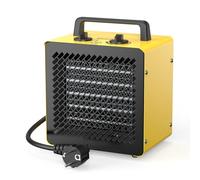 DAHTEC Termoventilatore Basso Consumo 3000W - Mini Stufetta Elettrica - Compatto Ceramico Riscaldamento - Termostato e Protezione da Surriscaldamento - per Casa, Bagno o Officina