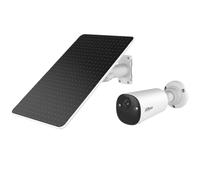 Dahua BF8C - Telecamera di sorveglianza per esterni, a energia solare, 8 MP, con 4 K Ultra HD e campo visivo 122°, telecamera solare, per esterni, con rilevamento AI, visione notturna a colori, IP66