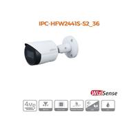 DAHUA Bullet Cam 4Mp WizSense 30m - IPC-HFW2441S-S2_36 (3.6 mm) - Bianca S
