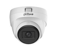 Dahua DH-HAC-T1A51P-U-0280B-S3-DIP - Telecamera a cupola di sicurezza 4 in 1 da 5 MP per esterni con visione notturna IR 25 m, obiettivo fisso 2,8 mm, IP67