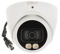 Dahua HAC_HDW1509T-A-LED: Telecamera dome 4in1 Full-Color Starlight 5MP@25fps (16:9), ottica fissa 2.8mm, IR 40mt, WDR 120dB, microfono integrato, 12VDC