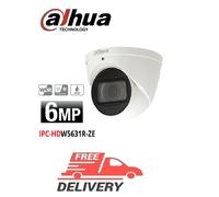 Dahua IPC-HDW5631R-ZE 6MP Telecamera di rete motorizzata a cupola WDR 5, intr...
