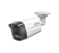 Dahua IPC-HFW1239TL1-A-IL Smart Dual Light Fixed-Focal Bullet - Telecamera di rete, a colori, 2 MP