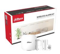 Dahua Kit allarme antintrusione wireless (frequenza portante 868 MHz) che include: centrale allarme, telecomando e sensori magneticamente e PIR wireless