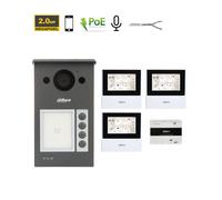 Dahua Kit videocitofonico 2 Fili IP - Posto esterno + Monitor 4.3" - VTO3312Q-P