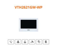 Dahua Monitor Posto interno IP/Wi-Fi display TFT 7'' Touch Screen - VTH2621GW-WP