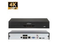 Dahua NVR IP 4 canali 4POE 8MP 80MBPS Wizsense - NVR4104HS-P-EI(4K) S