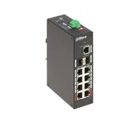 DAHUA SWITCH POE 8 PUERTOS GIGABIT + 1 UPLINK GIGABIT + 2SFP 120W 802.3AT LAYER 2