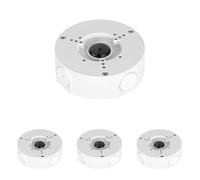 Dahua Technology PFA130-E - Box di giunzione impermeabile, Per per camera tubolare e mini-dome, Alluminio, Capacità portante 3 kg, Bianco (Confezione da 4)
