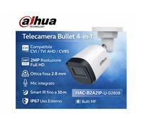 DAHUA HAC-HFW2249EP-A TELECAMERA IBRIDA 4IN1 2MP STARLIGHT FULLCOLOR AUDIO IP67
